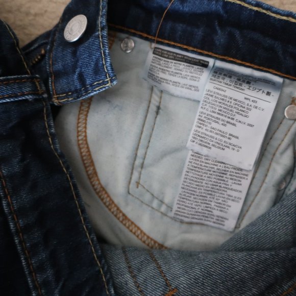 Levi's 514 Blue Denim 32 x 32 Jeans - Picture 5 of 5